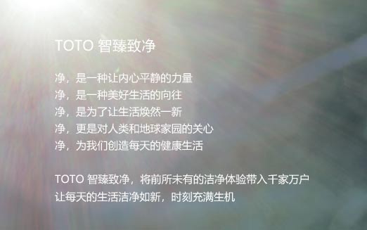 TOTO 智臻致净